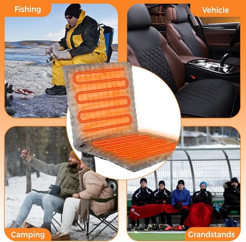 Heated seat pad for office - pad,