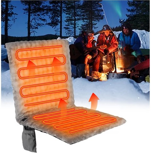 Heated seat pad for office - heated,